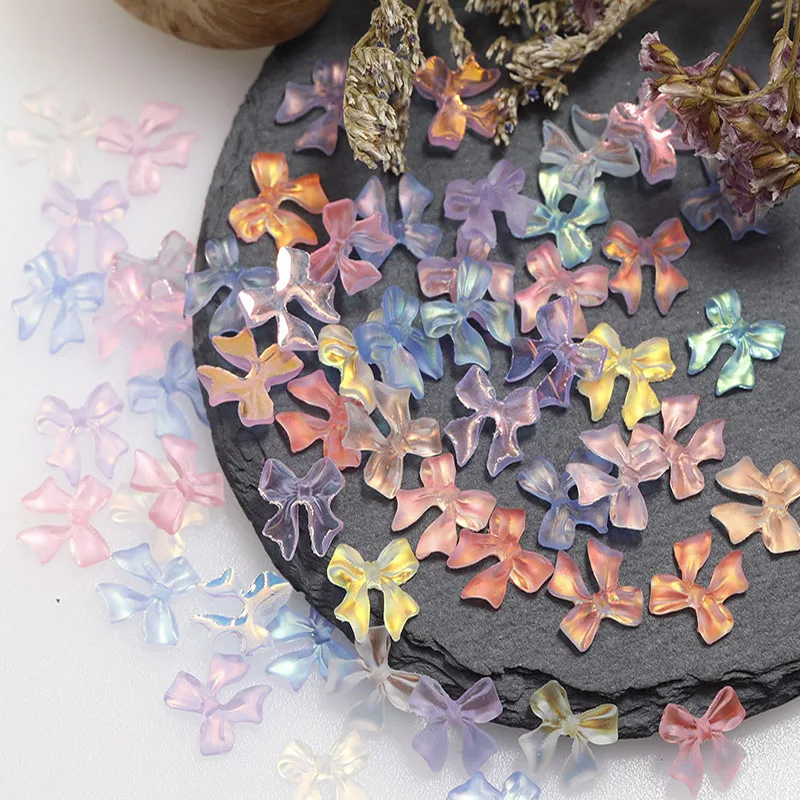 100Pcs Bulk Nail Charms Kawaii Multi-Shapes Mixed Resin Nail Charms Cute 3D Nail DIY Slimes Crafts For Nail Art Decorations Gems