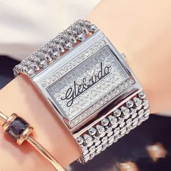 Silver Women Wrist Watches Ladies Luxury Brand Top Elegant Women Quartz Watches Unique Female Clock relogio feminino Dropship