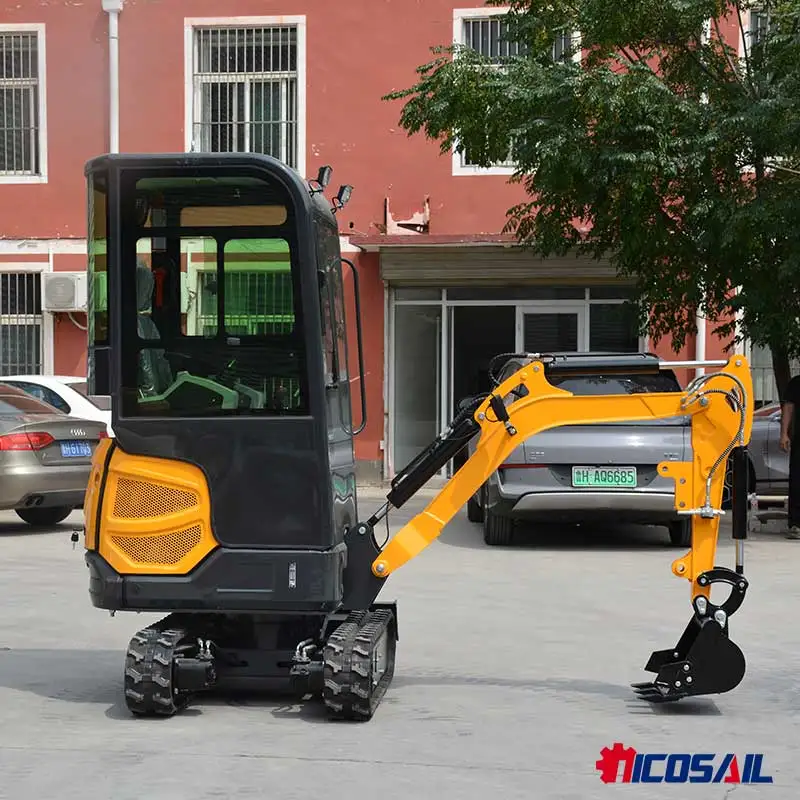 حفار صغير 1.5 طن عالي الجودة وبأسعار معقولة مع EPA وEUR5 لتركيب الحيوانات في البستان الزراعي