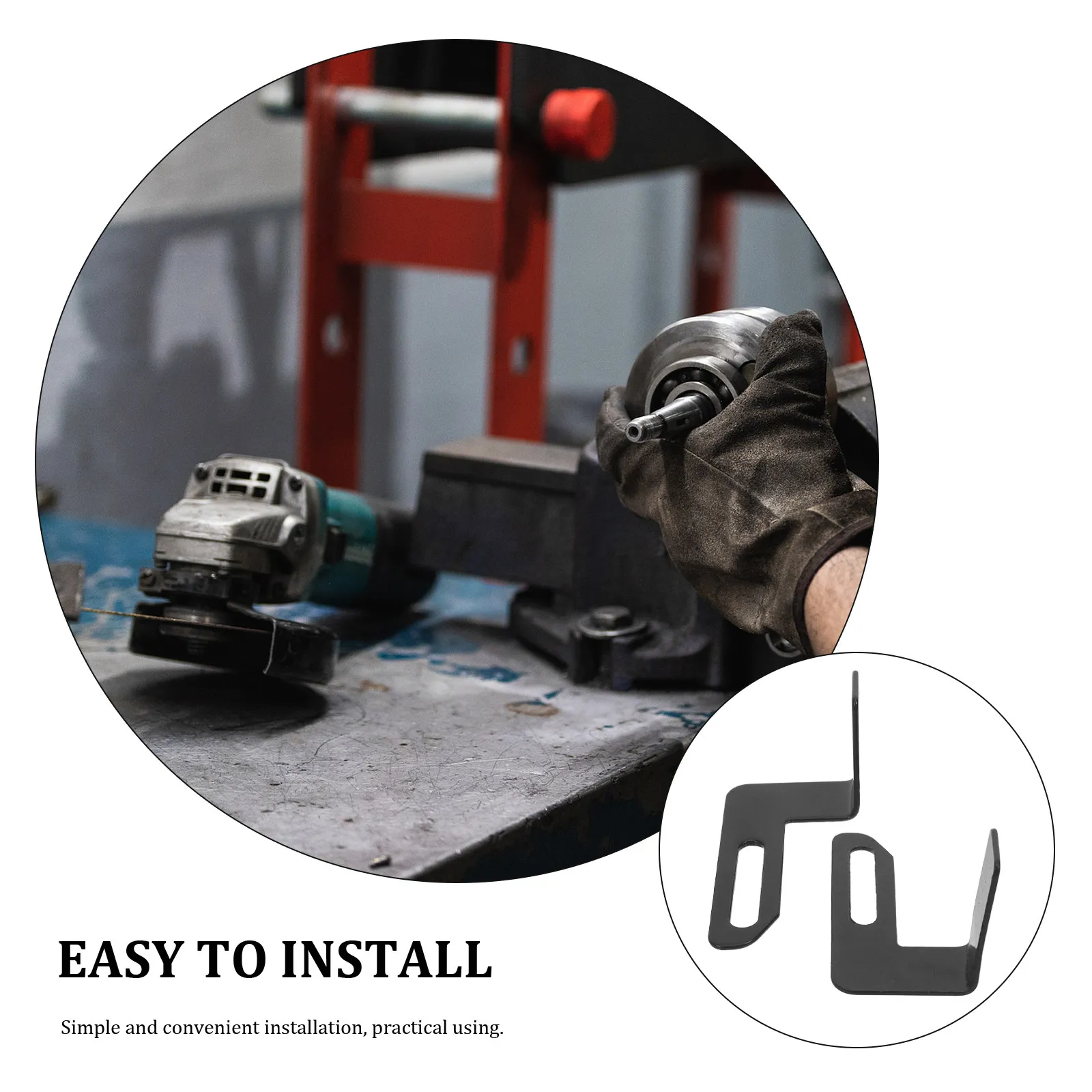 High Strength Steel Grinding Machine Knife Rest Adjustable Angle Grinder Tool Holder for Precision Sanding Polishing Tasks