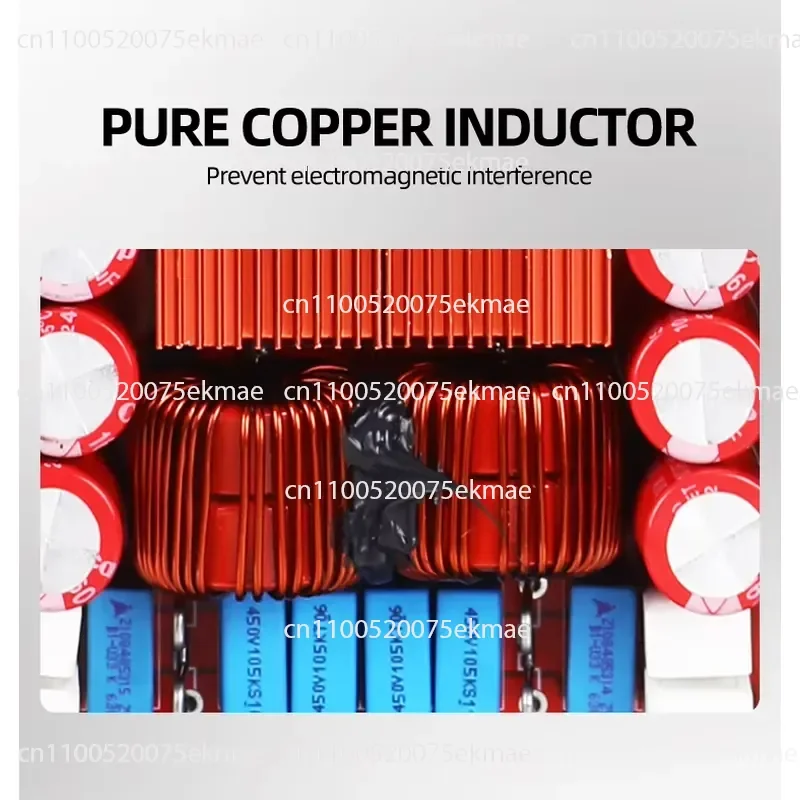 1U 4 * 1300W digital power amplifier 4-channel KTV club party stereo system Class D audio power amplifier 6