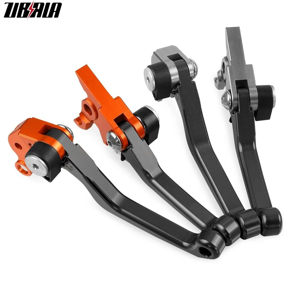 FOR 125EXC 125 EXC 2004 2005 2006 2007 2008 Motocross Foldable Pivot Dirt Bike Mortbike Brake Clutch Levers Handle Lever