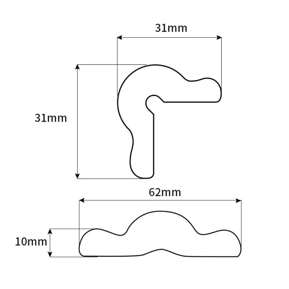 5Pcs Cartoon-Muster Schreibtisch Rand Schutz Ecke Baby Sicherheit Selbst-klebe Anti Kollision Kissen Verdickung Weiche Wand Ecke schutz
