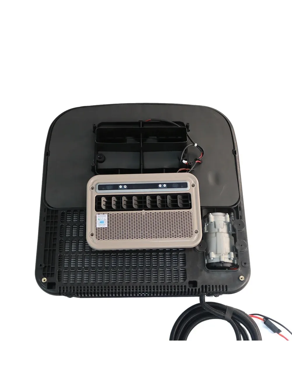 12V 24V Electric Auto Parking AC System Cab Air Conditioner for Cars AC Trucks Parking Cabins Vehicles Rooftop A/C ac condenser
