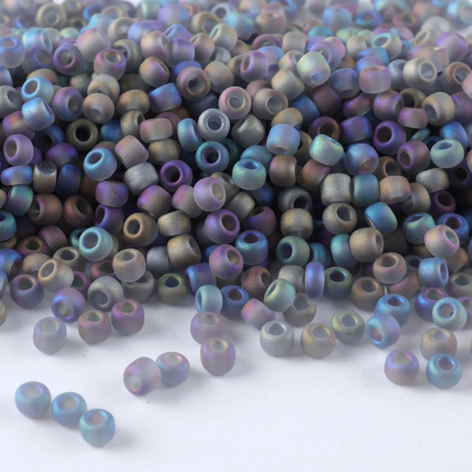 Hochwertige CJ 11/0 Mattierte Rocailles-Perlen für Schmuckherstellung, 10g/Röhrchen, Geeignet für Alle Arten von DIY-Bastelarbeiten – Detail 25