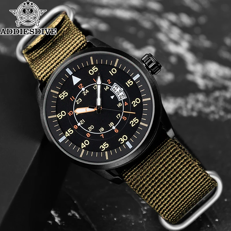 

ADDIESDIVE мужские часы роскошные светящиеся наручные часы Reloj Hombre 50 м водонепроницаемые мужские кварцевые часы с датой Relogio Masculino