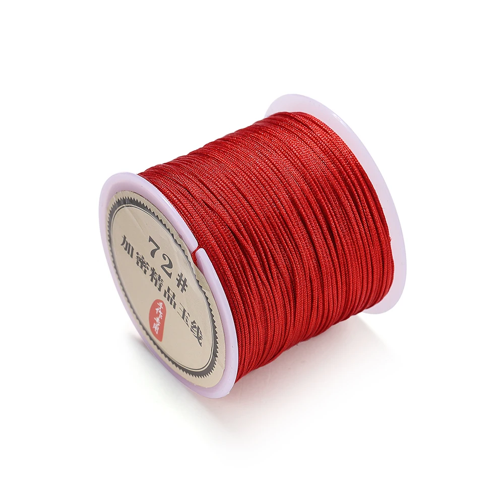 10/50M 0,8mm Nylon Faden Schnur Makramee Seil Armband Geflochtene Schnur Für DIY Quasten Perlen Schnur schmuck Machen Zubehör