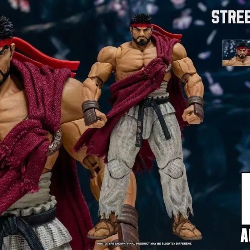 

In Stock Storm Toys Street Fighter Figure Ryu Anime Figure Red Clothes Stand Anime Action Figure Model Toys Collection Doll Gift