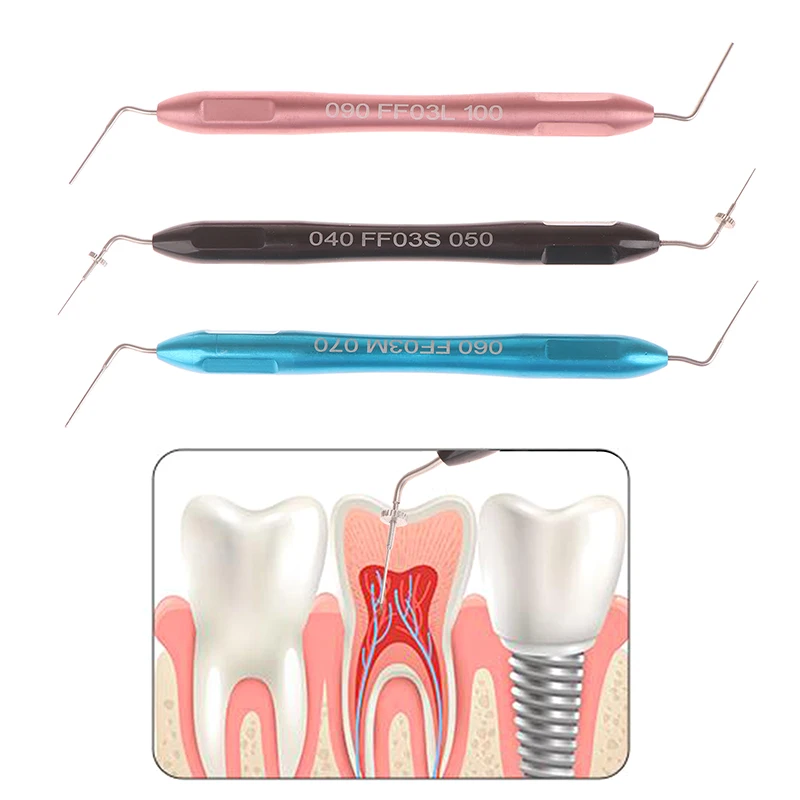 Dental Gutta Percha Filler Oral Root Canal Filler Endodontic Hand Plugger Vertical Pressure Device Dentistry Fill Instrument