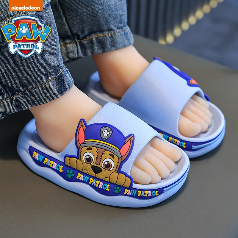 Paw Patrol pantofole per bambini ragazzi ragazze estate Indoor Household antiscivolo Baby Kids House Shoes Cartoon Anime Chase Beach Sandals