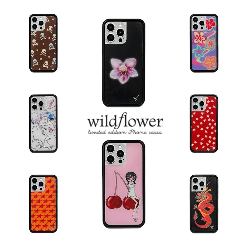 Wildflower Orchid Flower Cindy Kimberly wf Handyhülle für iPhone 12 13 14 15 16 17 Pro Max Plus WF Stardust Year Dragon Cover ﻿
