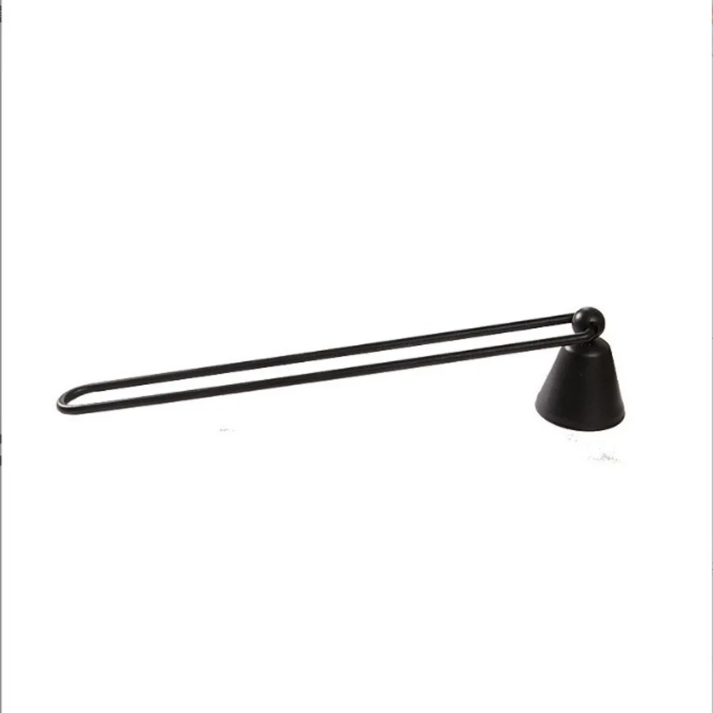 Creative Bell Shaped Candle Snuffer Vintage Heat Resistant Flame Stoppers Non-Slip Long Handle Candle Flame Stopper SPA Use