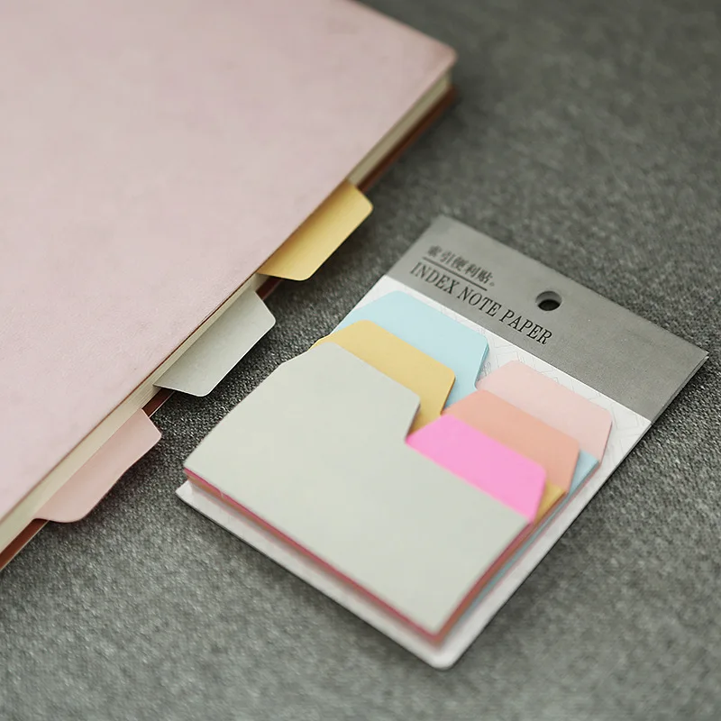 Color Index Sticky Notes Index Mark Stickers for Notebooks Planners Binders School Office Supplies view 6