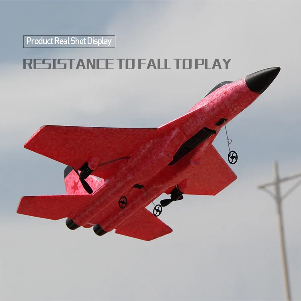 

RC Plane SU35 2.4G With LED Lights Remote Control Aircraft Plane Flying Model Glider Airplane F22 FX820 for Children Gifts Toys