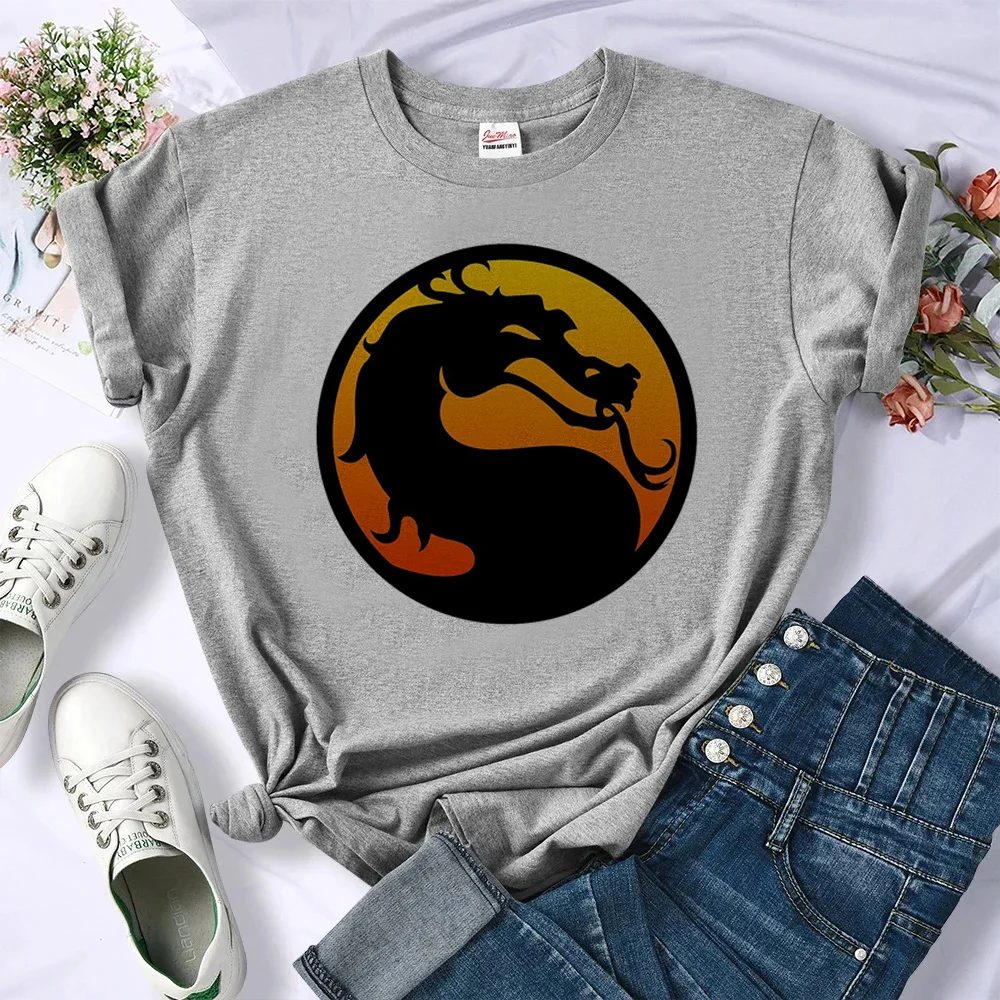 Mortal Kombat t-shirts women manga top girl designer clothes