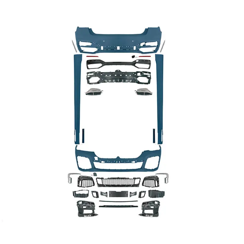 For  7 Series G11 G12 LCI 2019-2022 M Sport Body Kit with Carbon Fiber Exterior New Smooth Surface M760 Body Kit