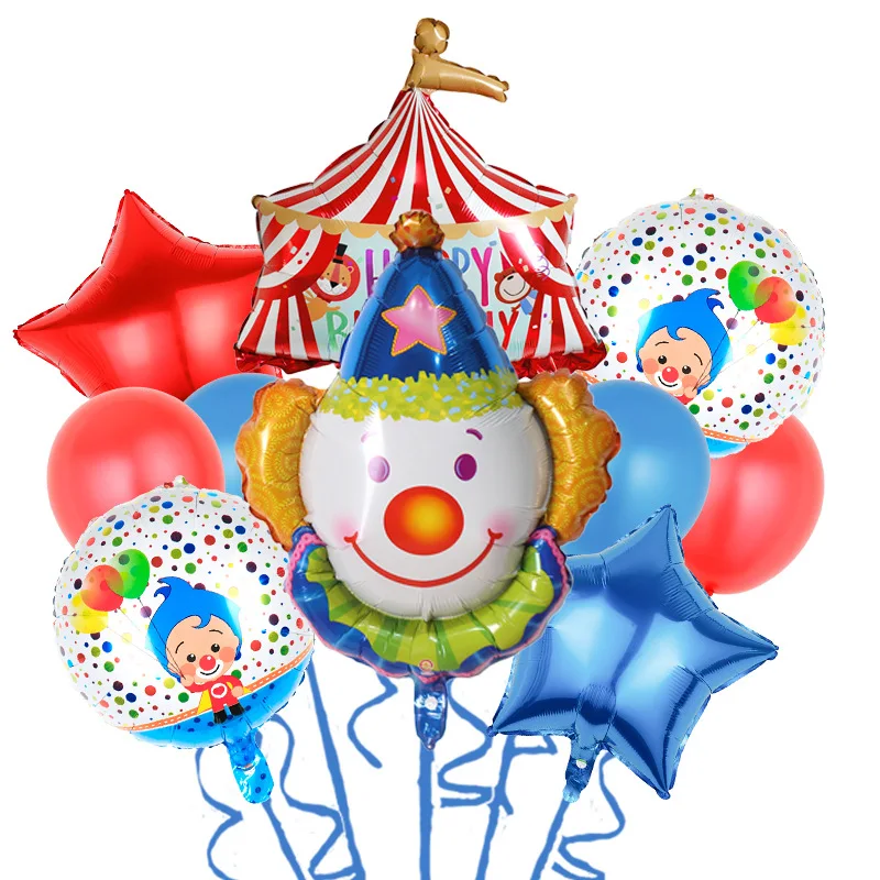 Disney Shaped Joker Circus Birthday Party Festival Christmas Event Dressing and Decoration Aluminum Film Balloon