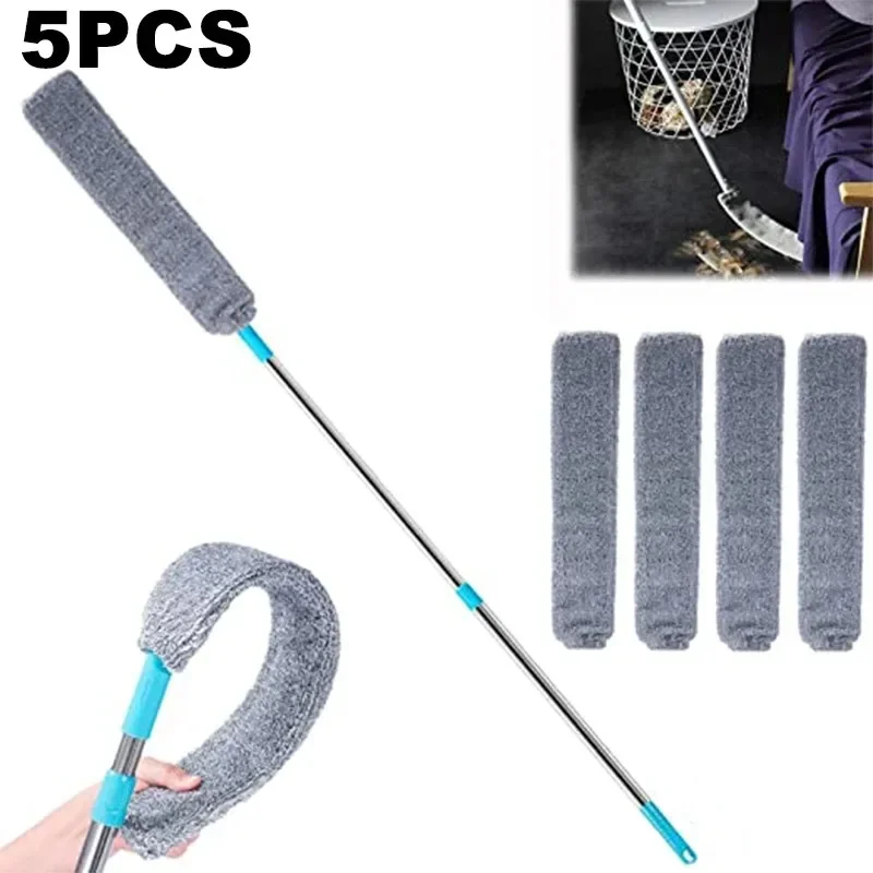 Telescopic Duster Brush for Household Cleaning Long Handle Mop Gap Dust Cleaner Bedside Sofa Brush Tool kitchen accessories