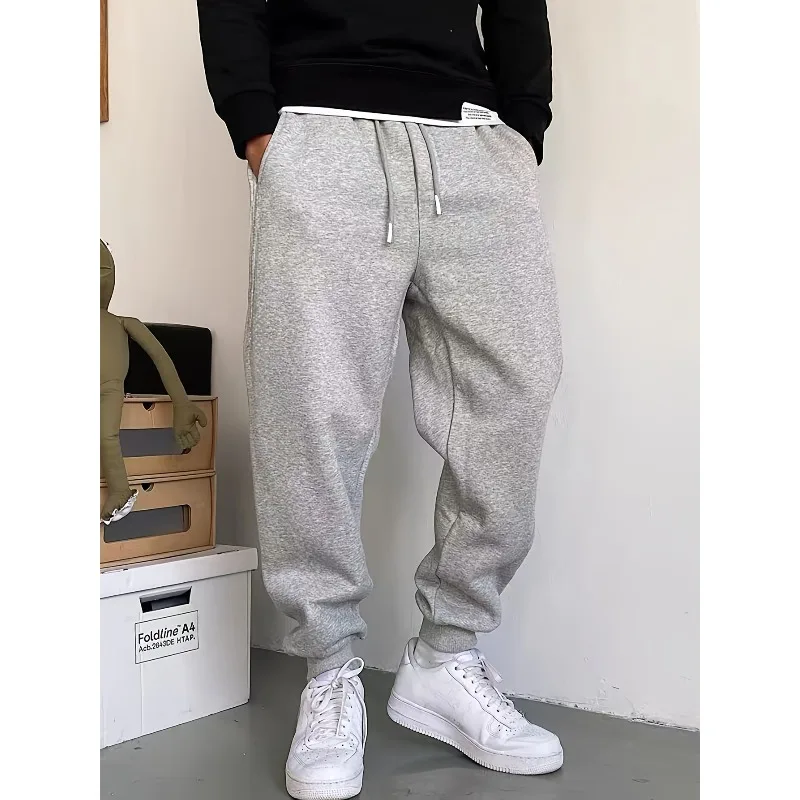 

American Trend 2025 Spring and Autumn New Men's Casual Jogging Pants, Sports Casual Elastic Pants, Fashionable Sports Pants