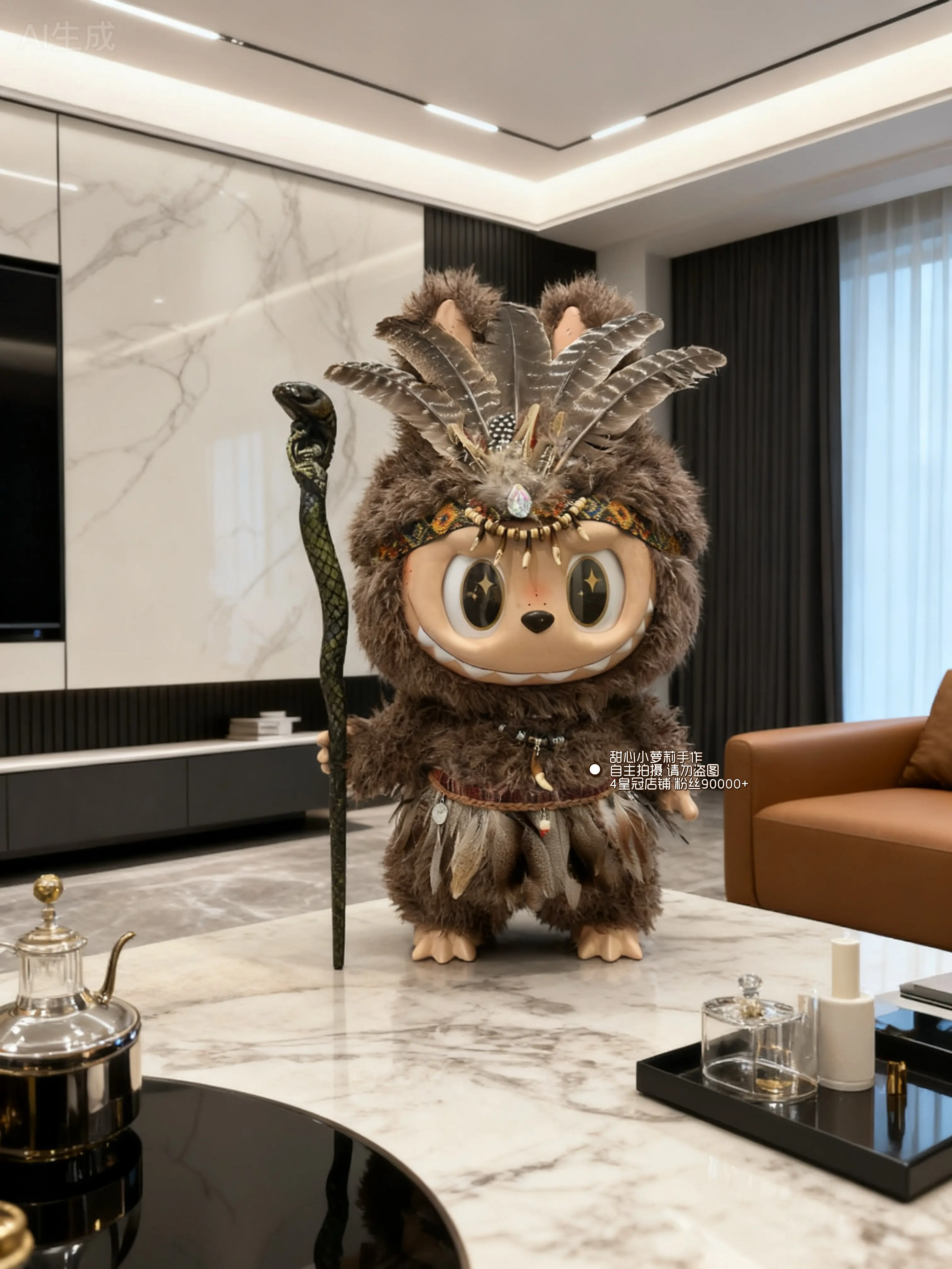 

Оригинальный костюм для куклы Zimomo Baby, 58 см, в стиле Big Leader Chief Savage, мягкий и милый наряд для плюшевых кукол, подарок для детей.