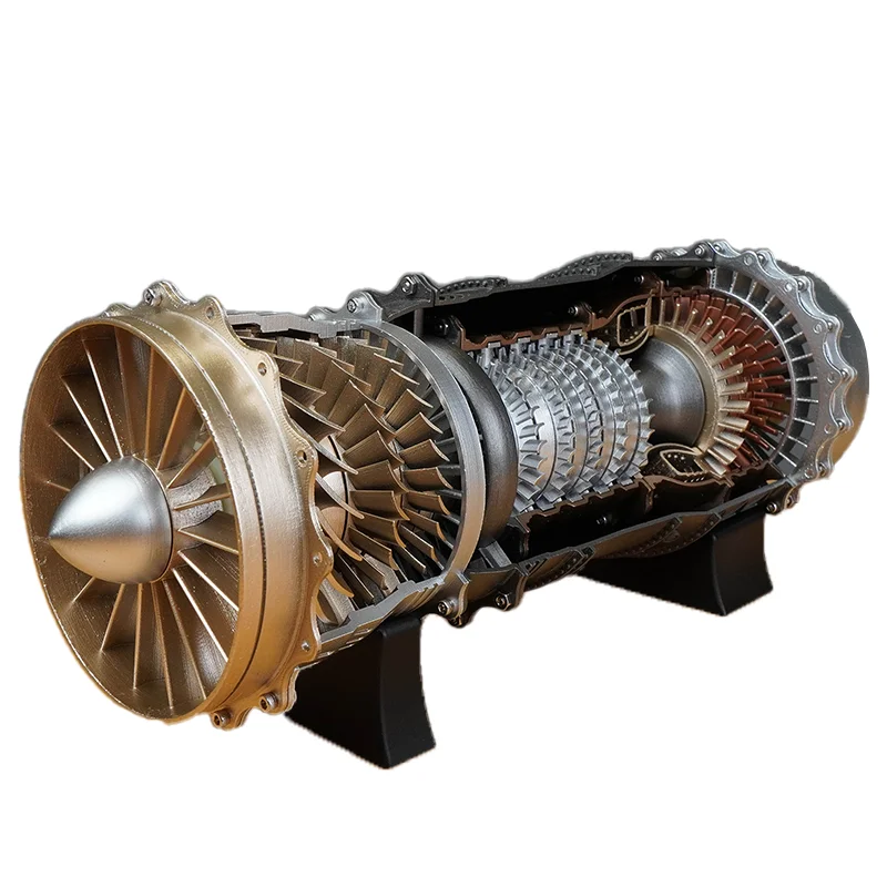 

150 PCS+ WS15 Turbofan Engine Model 1/20 Scale Simulation Fighter Engine DIY Assembly Kits Educational Toy gift