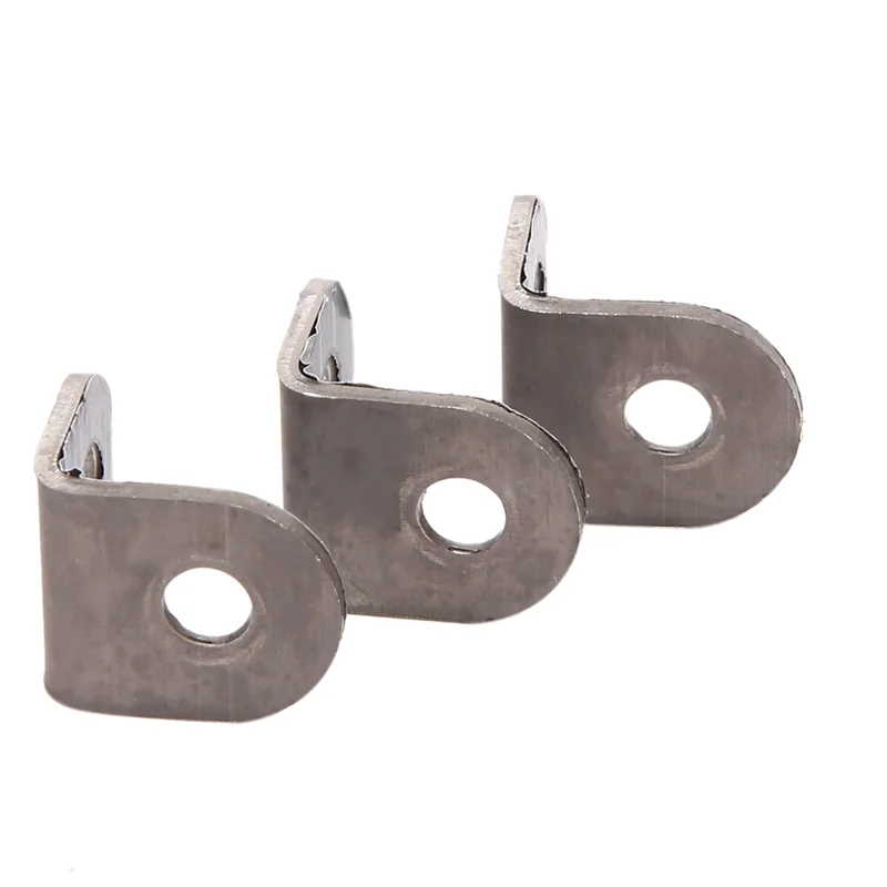 

60 Pcs Stainless Steel L Bracket Corner Brace Joint Right Angle Bracket Fastener L Shaped Corner Fastener Joints Bracket-AT36
