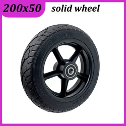 200x50 Solid Wheel for Mini Electric Scooter 8-inch Non Pneumatic Auxiliary Front Wheel