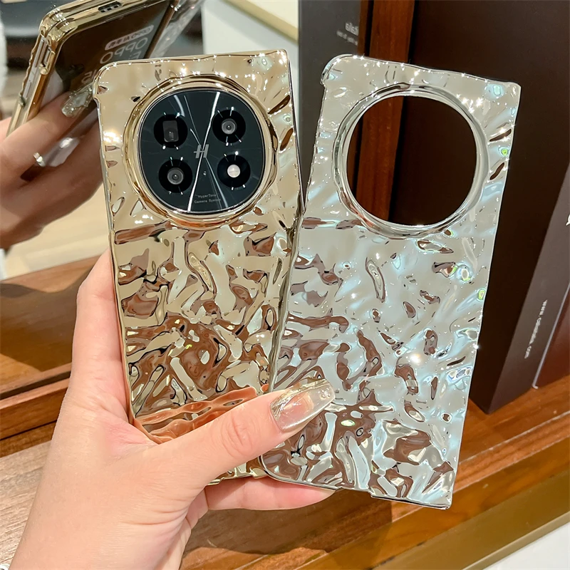 

For OPPO Find N5 Case Waves Plated pattern Mobile Phone Cover