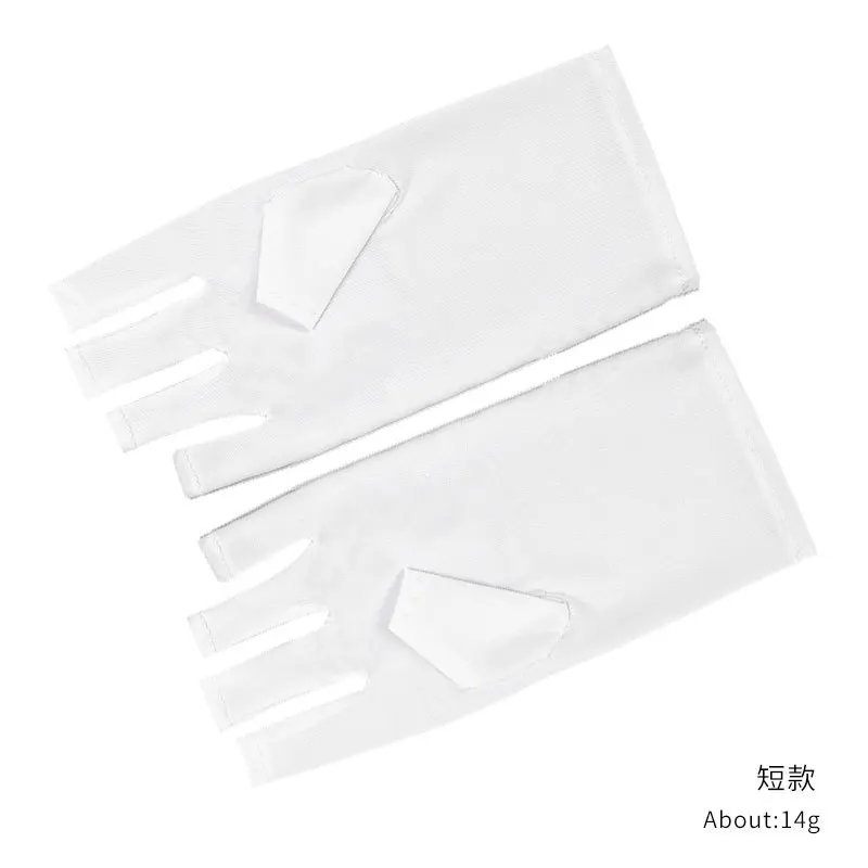 Guantes de protección UV para uñas, 2 piezas, lámpara Led a prueba de radiación, protección de manos para lámpara UV, secador de manicura, herramientas para uñas