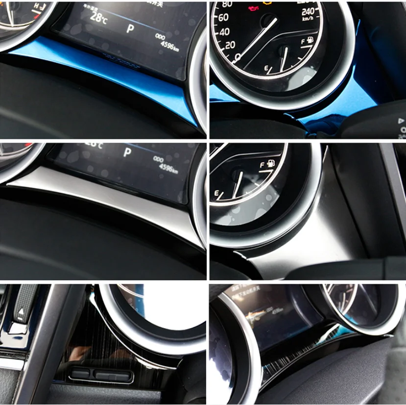 

For Toyota Camry 2018-2020-2022 Accessories Car Dashboard Display Speedometer Gauge Cover Trim Interior Styling