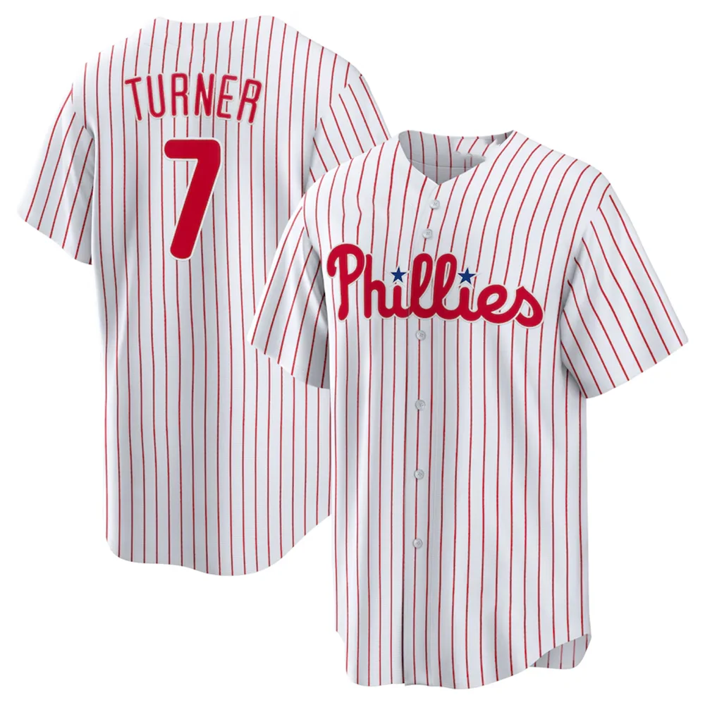 2024 Summer Phillies Baseball Shirt Los Angeles Adult Men\'s and Women\'s Comfortable Short Sleeve Philadelphia Teen Training Wear