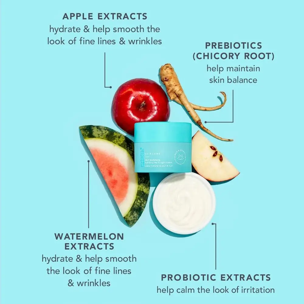 Watermelon and Blueberry Extract 24-7 Hydrating Day and Night Cream Day and Night 24-7 Supersize Moisture Intense Cream