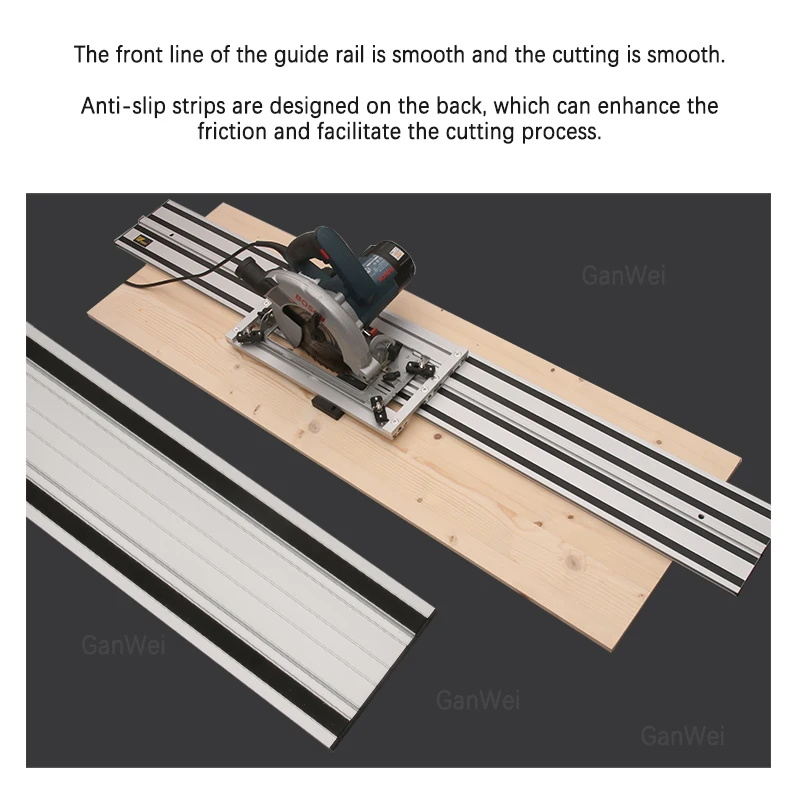 55inch Electric Circular Saw Guide Rail Straight Cutting Saw Guide  Woodworking Tool