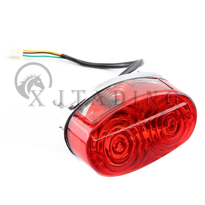DC 12V Motorcycle Rear Tail Stop Brake Light Lamps for 50cc 70 90cc 110cc 150cc 200cc 250cc ATV Go Kart Quad Dirt Bike Parts view 3