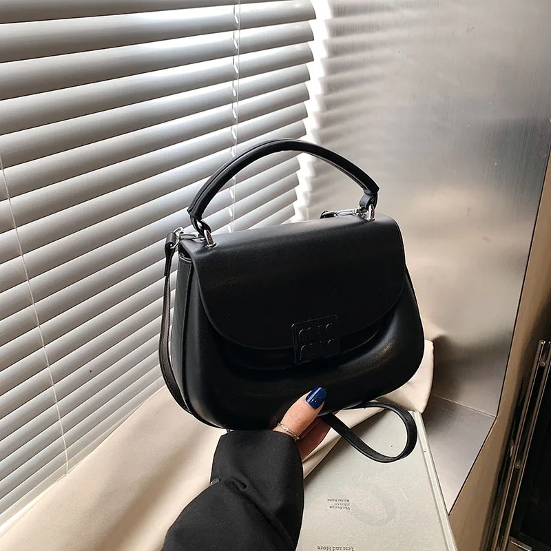 

2025 New Saddle Square Bag for Women, Multi-Way Top Handle Shoulder Crossbody, Minimalist Chic Handbag, Versatile & Compact​