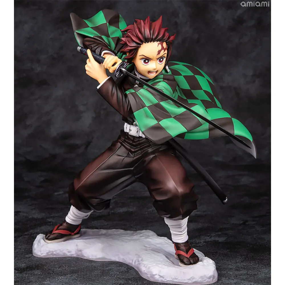 19CM Anime Demon Slayer Figure Zouma Monzekoro Holding Sword Anime Model Toy Gift Collection Decoration Ornament PVC