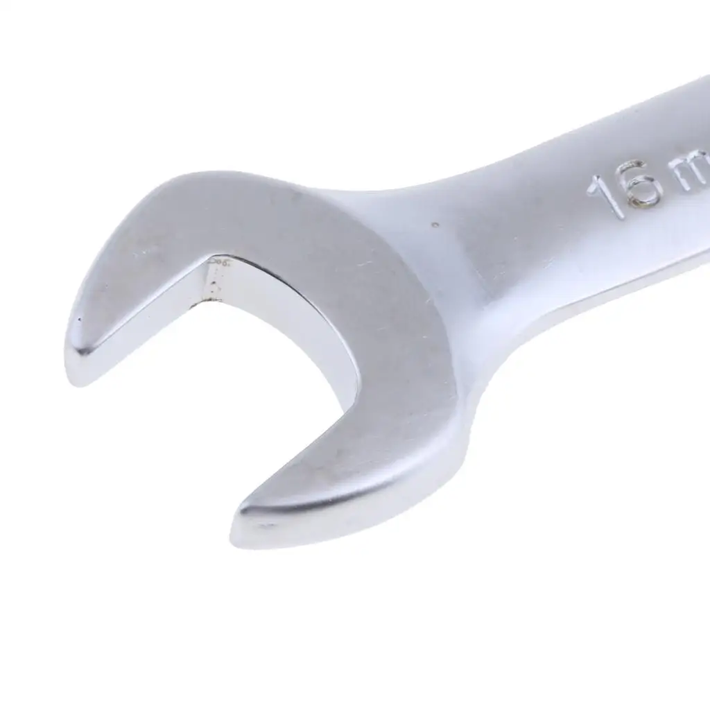 Ratchet Wrench Spanner 16 to 18 Mm Sandblasted Anti Rust High Torque Chrome Vanadium Hand Tool for Automotive Maintenance