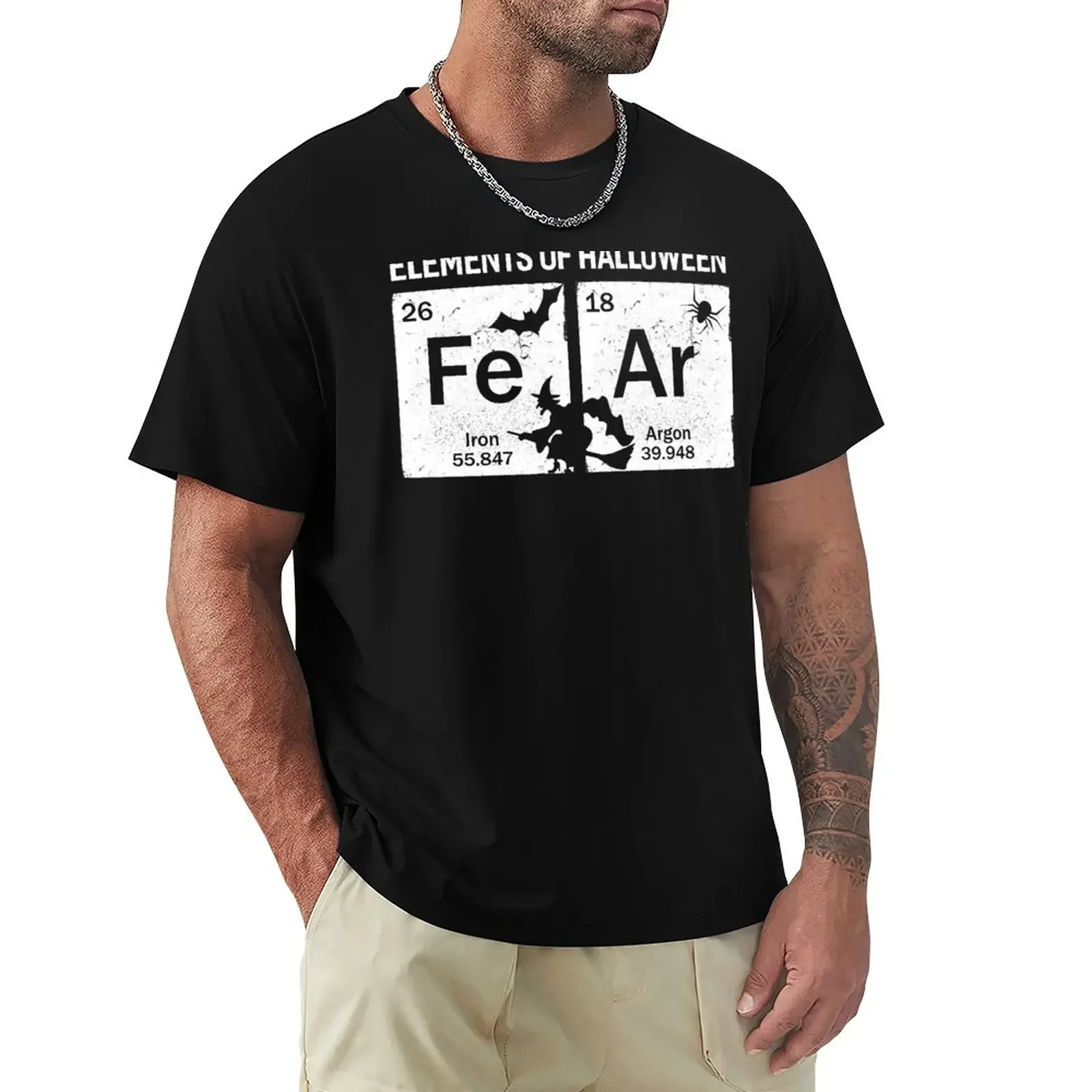 

Element of Halloween Science Tee Shirt Gift T-Shirt summer tops quick drying new edition mens clothes