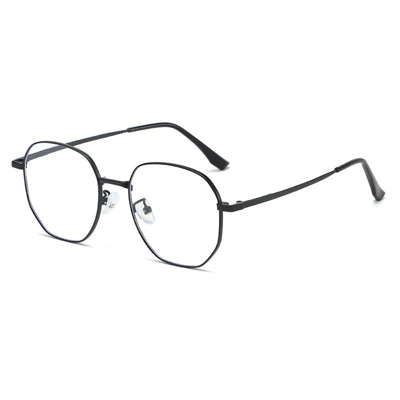New Retro Anti-blue Light Glasses Myopia Glasses Frame Women's Literary Polygonal Glasses Frame Men Myopia Glasses MH9034