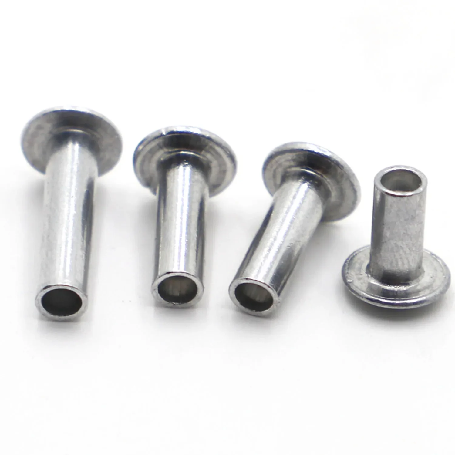 10-50 قطعة M2 M2.5 M3 M4 M5 M6 GB873 الألومنيوم جولة زر مسطح الجمالون رئيس نصف شبه جوفاء برشام قطر 2 مللي متر 3 مللي متر 4 مللي متر 5 مللي متر 6 مللي متر #5