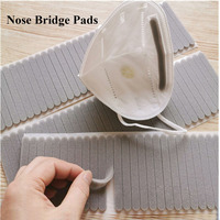 Breathable Microfiber Anti-gas Nose Bridge Pad Mouth Mask Accessories Protection Strip Sponge Cushion