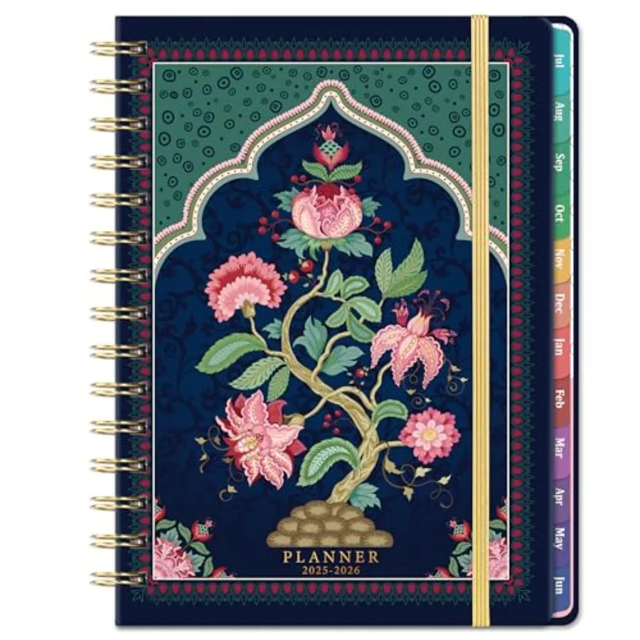 

Planner 20252026 20252026 Academic Planner from July 2025 June 2026 Weekly and Monthly Planners with Colorful Tabs and Elastic