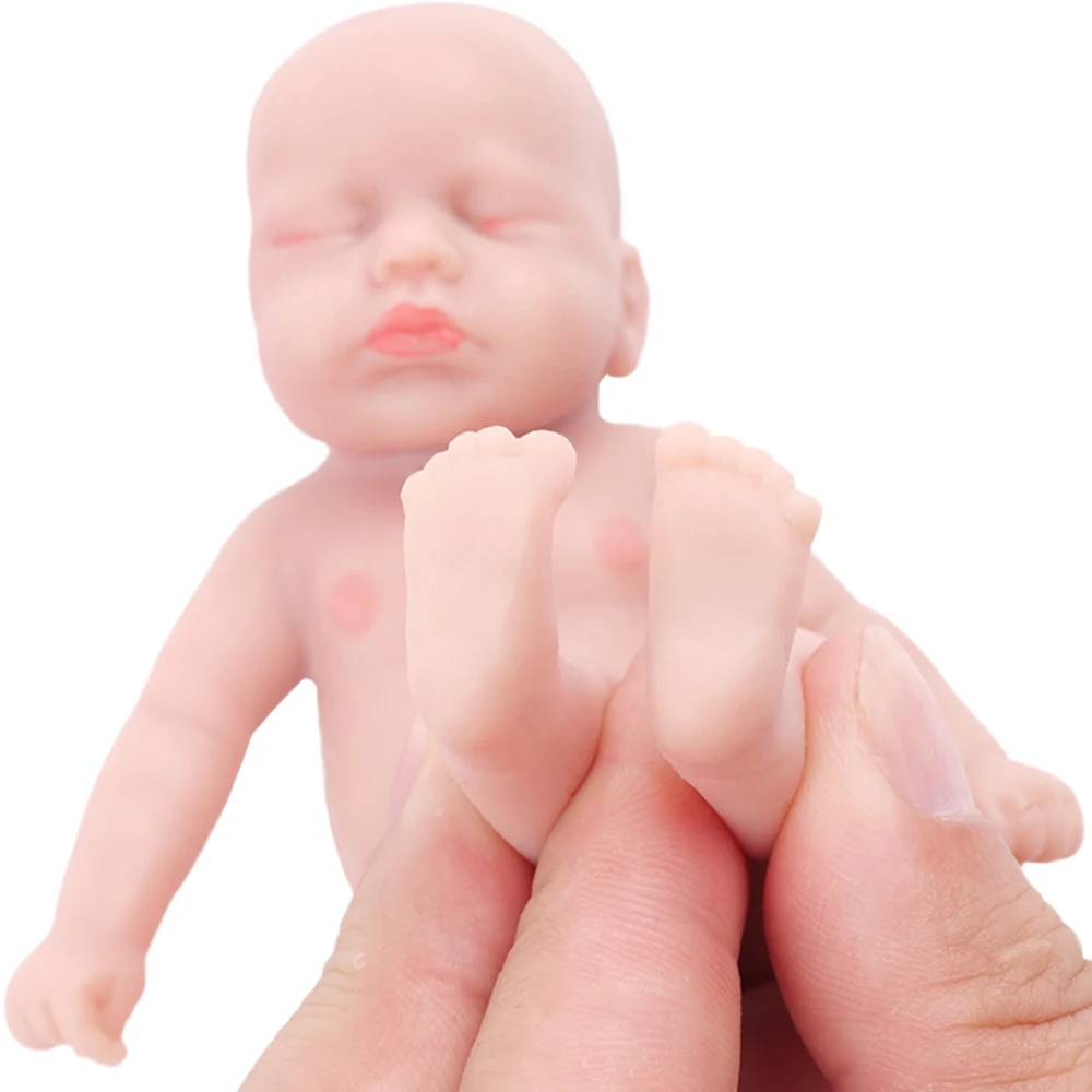 IVITA WG1576 전신 실리콘 다시 태어난 아기 인형 6.1 인치 113g 어린이를위한 현실적인 잠자는 소녀 장난감 크리스마스 선물