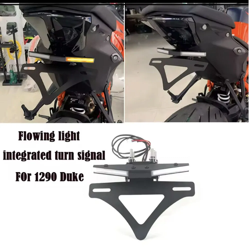 

Motorcycle For 1290 Super Duke R 2020 2021 2022-2025 Rear Short Tail Stock Tidy License Plate Holder Tailstock Bracket Kit