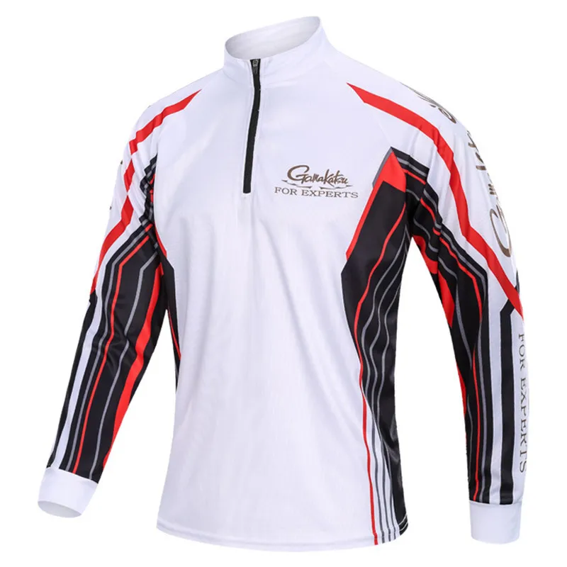 Breathable Men Fishing Shirts Sport Outdoor Long Sleeve Jerseys Profesional Quick Dry Sun Anti-UV Hiking Fish Clothes