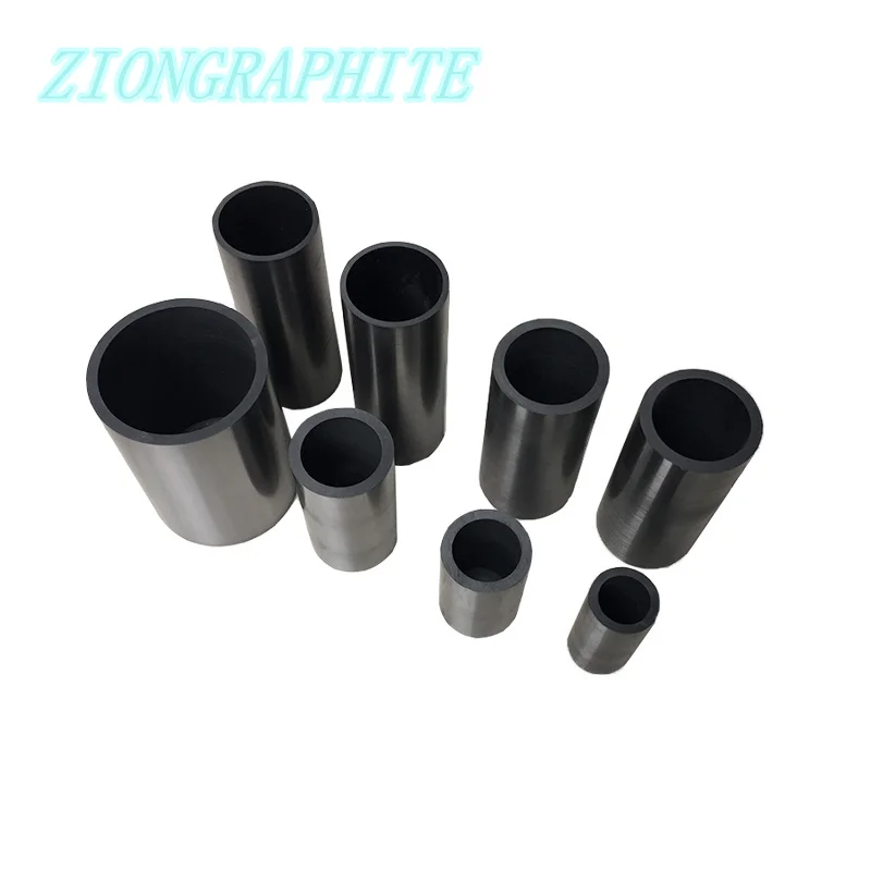 High temperature resistance Carbon Melting Graphite Crucible Cylindrical For Melting Gold Silver Copper Brass Tool