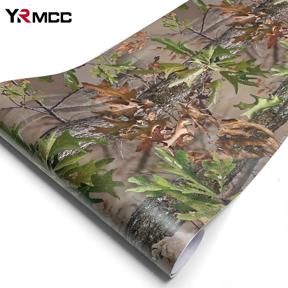 

Клейкие виниловые автомобильные наклейки для мотоцикла, камуфляжные принадлежности в виде листьев, пленки для кузова автомобиля, украшение автомобиля, тюнинг, автоаксессуары, обертка