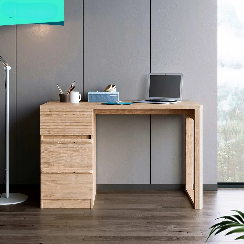 Mesa de estudio de madera para el hogar para niños, marco organizador, escritorio moderno para computadora, diseños para niños para estudiantes, HS1V