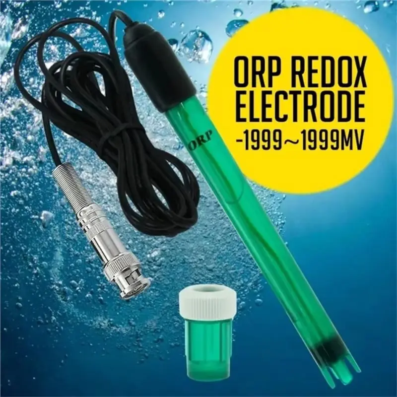 AB08-Replacement Probe BNC Type Connector For ORP Redox Probes 1.2Cm Diameter 300Cm Cable For Tester Meter Aquarium Water For