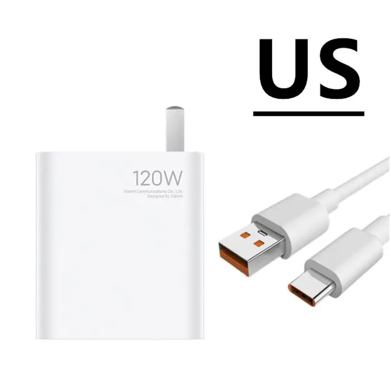 120W Charger Xiaomi Original Fast Turbo charge 6A Type C cable data line For Xiaomi 12 pro 10 Redmi K30 Pro/10X Pro poco X4 M4